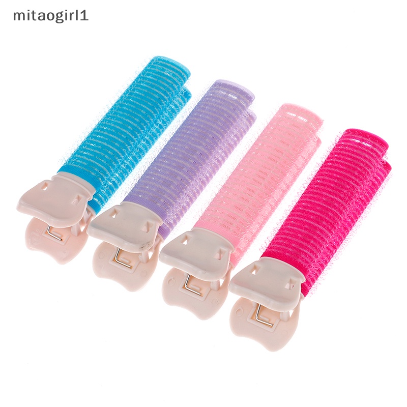 1 [mitaogirl1] Set 2 Kẹp Tóc Xoăn Tự Dính Làm Phồng Tóc