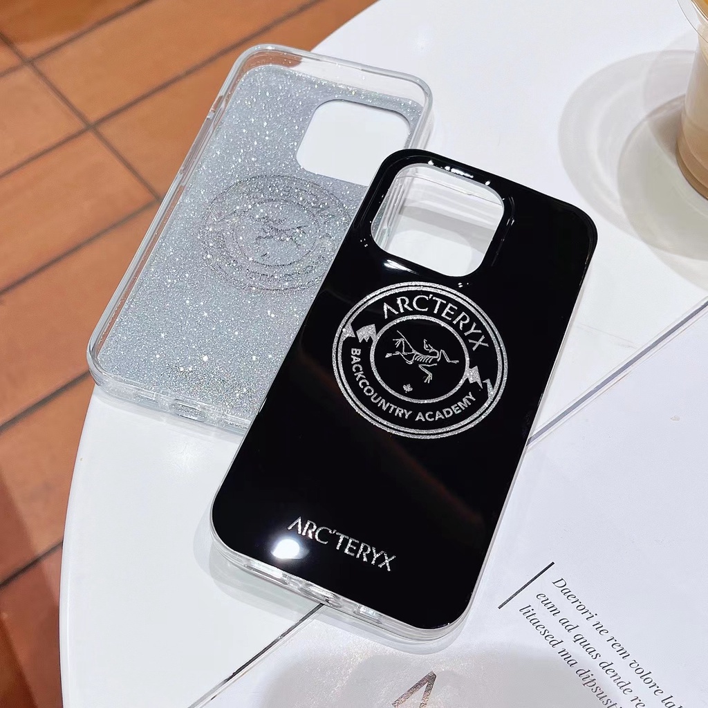 Ốp Điện Thoại Tpu Dẻo Màu Đen Trong Suốt Họa Tiết Archaeopteryx Thời Trang Cho iPhone 12 13 14 Pro Max Imd