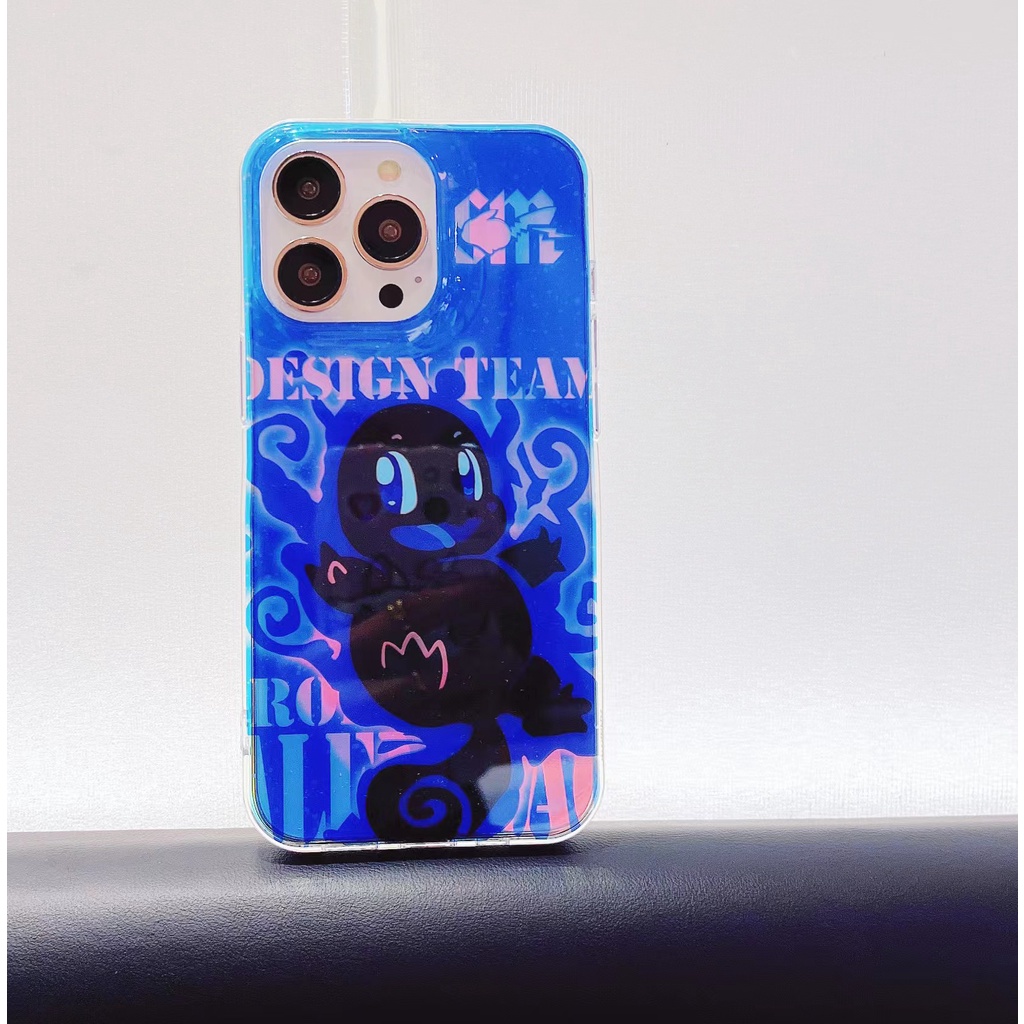 Ốp Điện Thoại Tpu Dẻo Màu Laser Họa Tiết Hoạt Hình Dễ Thương Chống Sốc Cho iPhone 12 13 14 Pro Max