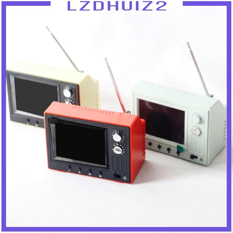 Mô Hình Tv Màu Đỏ Tỉ Lệ 1 / 12 Dùng Trang Trí Nhà Búp Bê DIY