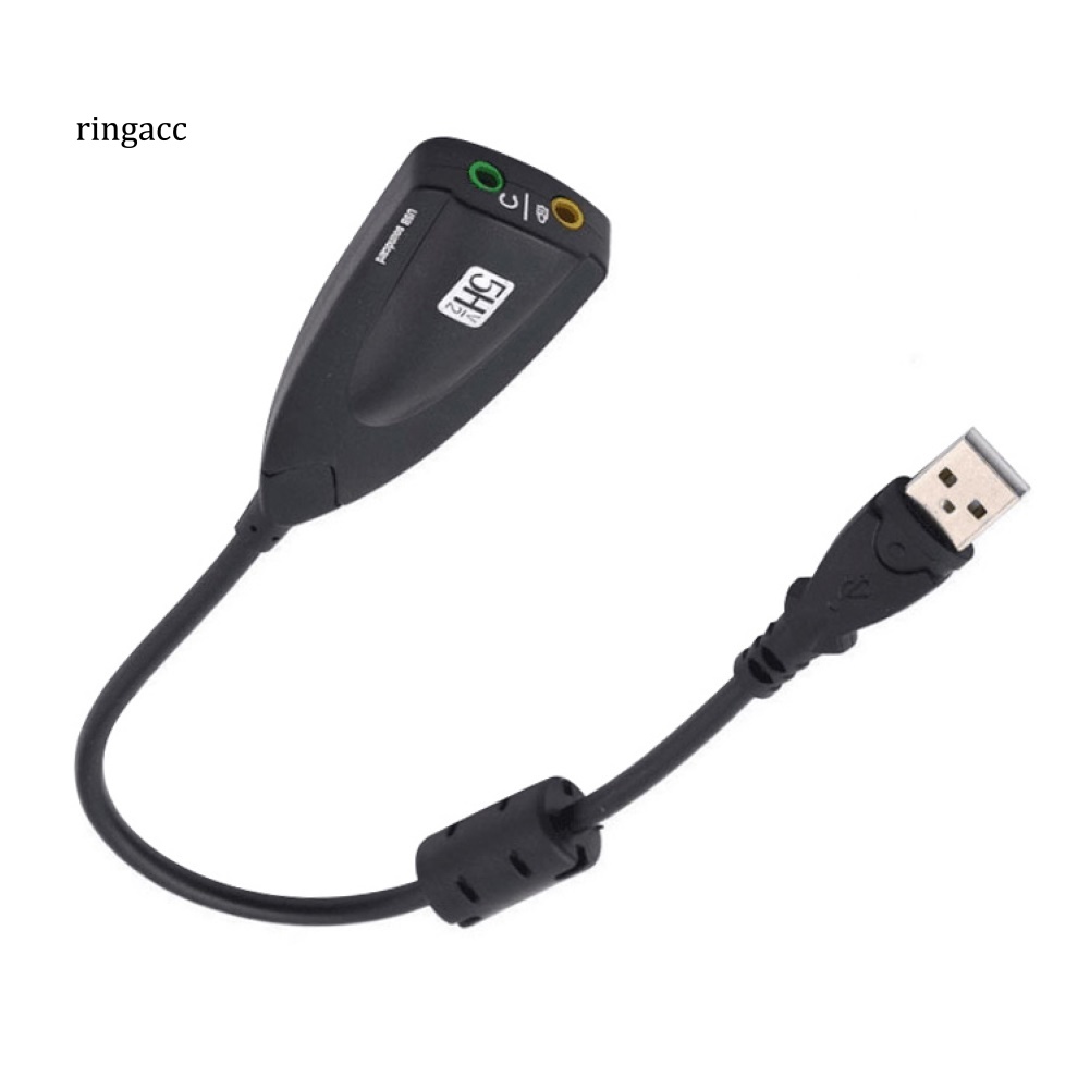 Dây Cáp Chuyển Đổi Thẻ Âm Thanh USB 7.1 Kênh Cho PC Laptop