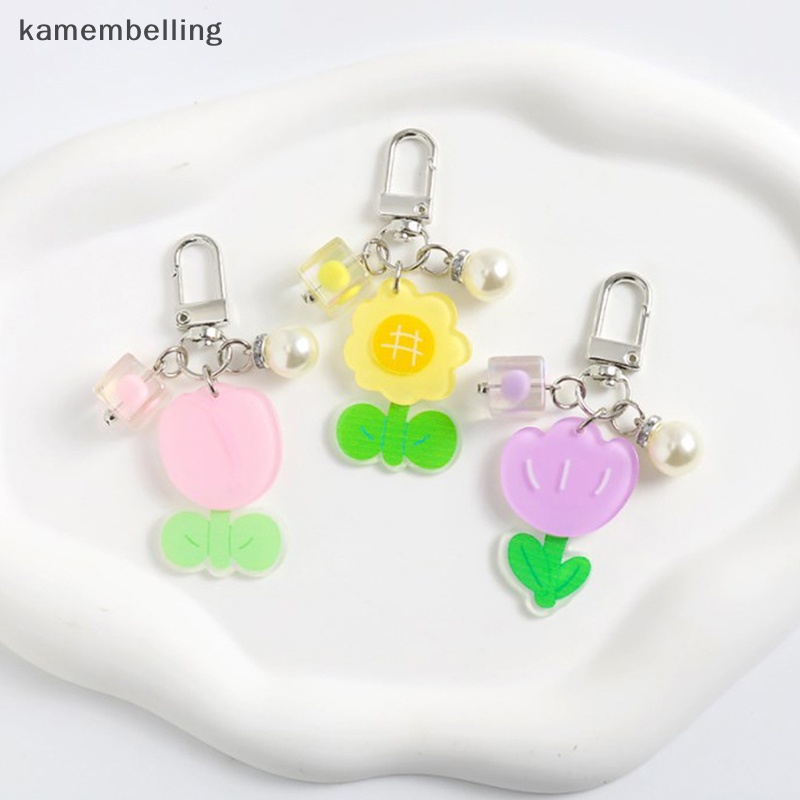 Móc Khóa Hình Hoa Hướng Dương Nhiều Màu Dễ Thương