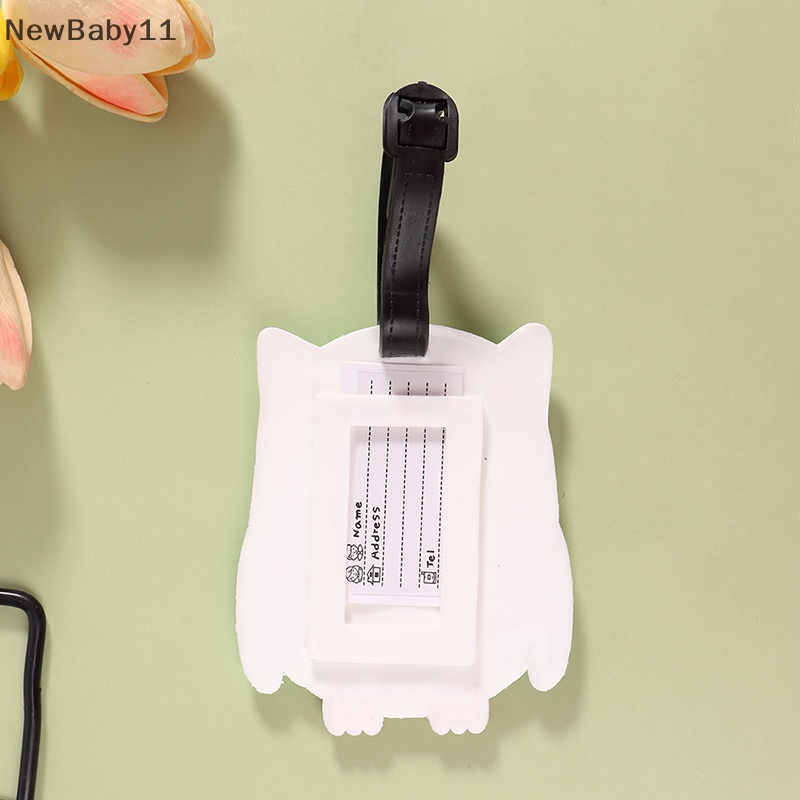 1 Thẻ Đánh Dấu Hành Lý Hình Thú Hoạt Hình Sáng Tạo Dễ Thương