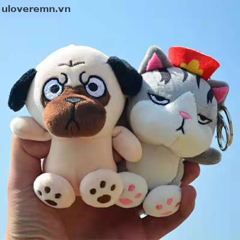 Uloveremn Thú Nhồi Bông Hình Chó Mèo Đen Wuhuang Bazaar Dễ Thương