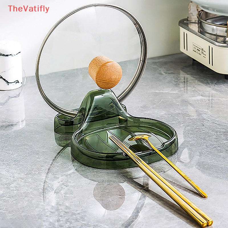 [Thevalifly] Giá Đỡ Thìa / Nắp Nồi Chịu Nhiệt Cho Nhà Bếp