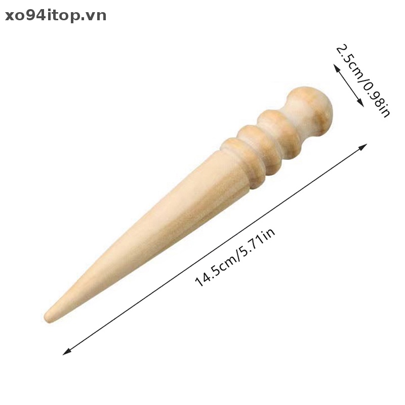 Xoitop Dụng Cụ Đánh Bóng Cạnh Gỗ Tròn Chuyên Dụng Làm Đồ Da Thủ Công