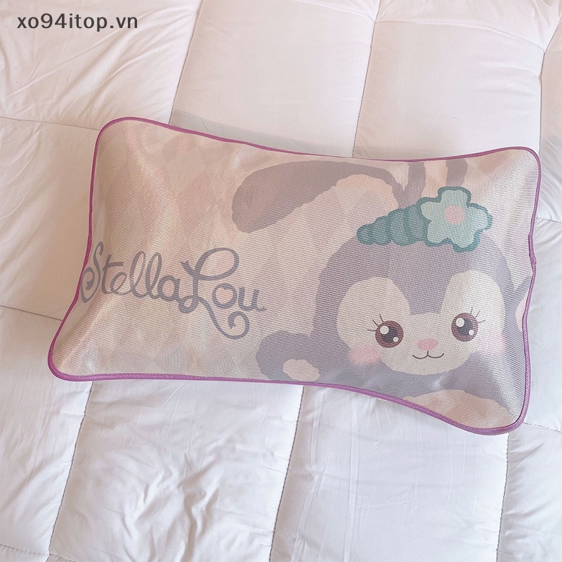 Xoitop Vỏ Gối Bằng Lụa Lạnh Thoáng Khí Thoải Mái Họa Tiết Hoạt Hình Kawaii Dành Cho Học