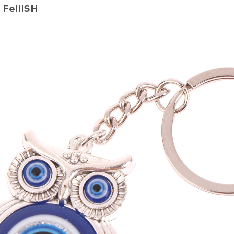 Móc Khóa Hình Cú Mắt Quỷ Xanh Thổ Nhĩ Kỳ Thời Trang 439br