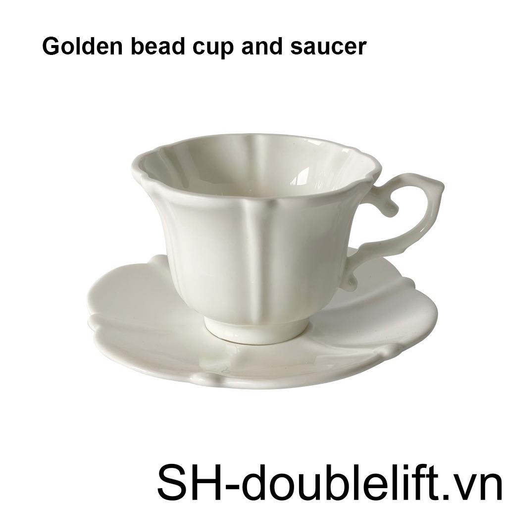 Bộ Cốc Uống Trà Cà Phê Bằng Gốm Sứ Kích Thước Nhỏ Gọn Tinh Tế Lâu Trôi Thích Hợp Làm Quà Tặng