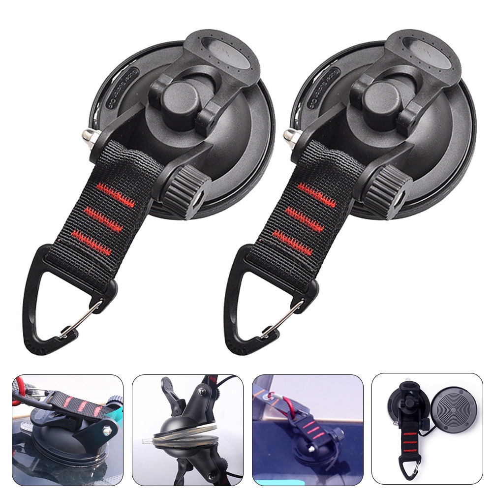 Set 2 Móc Treo Lều Cắm Trại Có Giác Hút Tiện Lợi