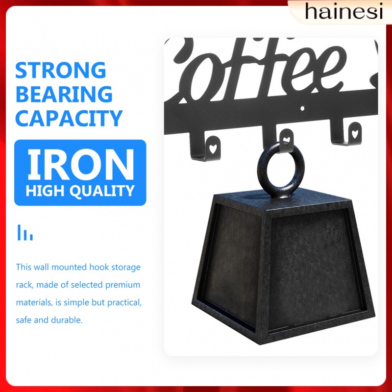 Giá Treo Cốc Cà Phê Gắn Tường Trang Trí Nội Thất