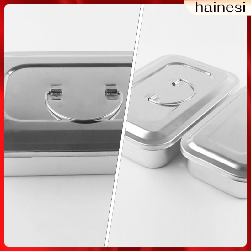 Khay Vuông Bằng Kim Loại Đựng Đồ Khử Trùng Tiện Dụng