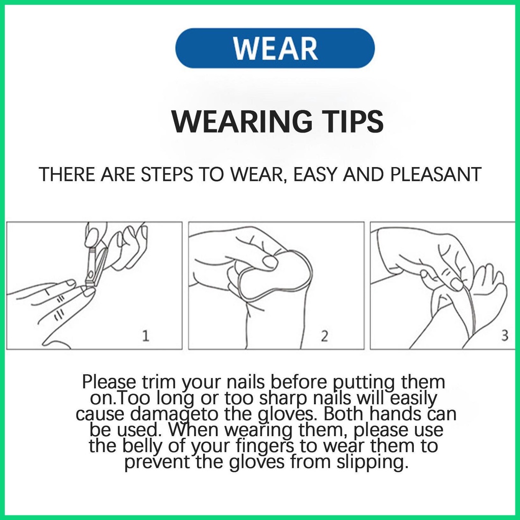 Set 100 Găng Tay Nitrile Co Giãn Tốt An Toàn Thực Phẩm Đa Ứng Dụng