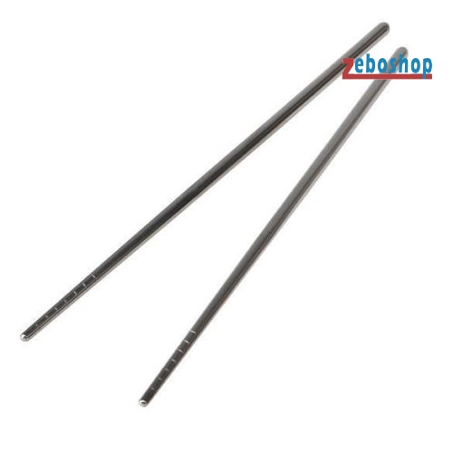 1 Đôi Đũa Chống Trượt Bằng Thép Không Gỉ
