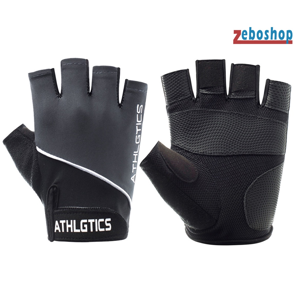 1 Đôi Găng Tay Thể Thao Nửa Ngón Chống Trượt Thoáng Khí Cho Nam Nữ