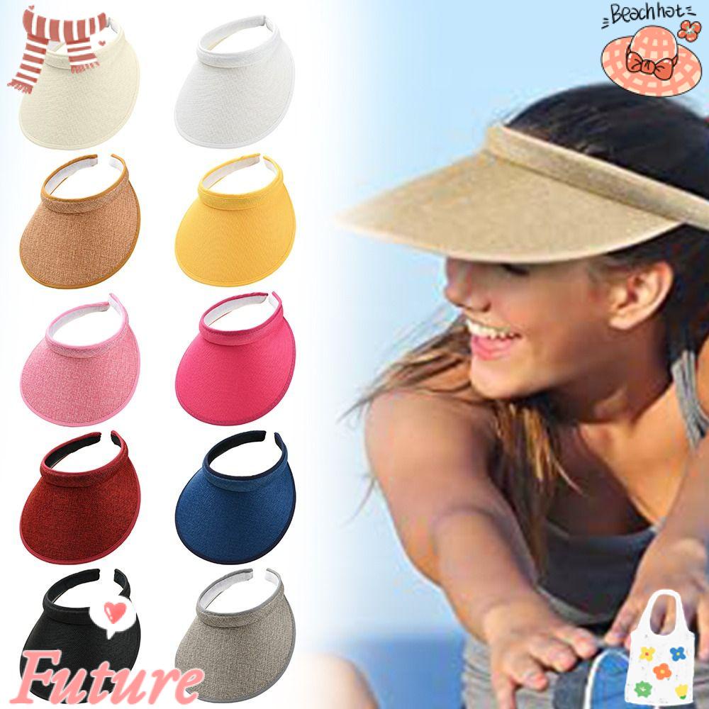 Mũ Lưỡi Trai Hở Chóp Thoáng Khí Chống Tia UV Thời Trang Đi Biển