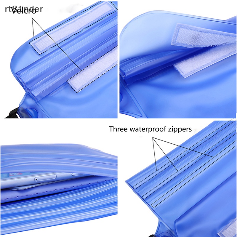 Rt Túi Đeo Hông Bằng Nhựa PVC Chống Thấm Nước Tiện Dụng Khi Đi Bơi / Lặn Biển