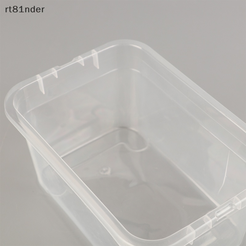 Rt Hộp Nhựa Mini Hình Vuông Trong Suốt Đựng Trang Sức