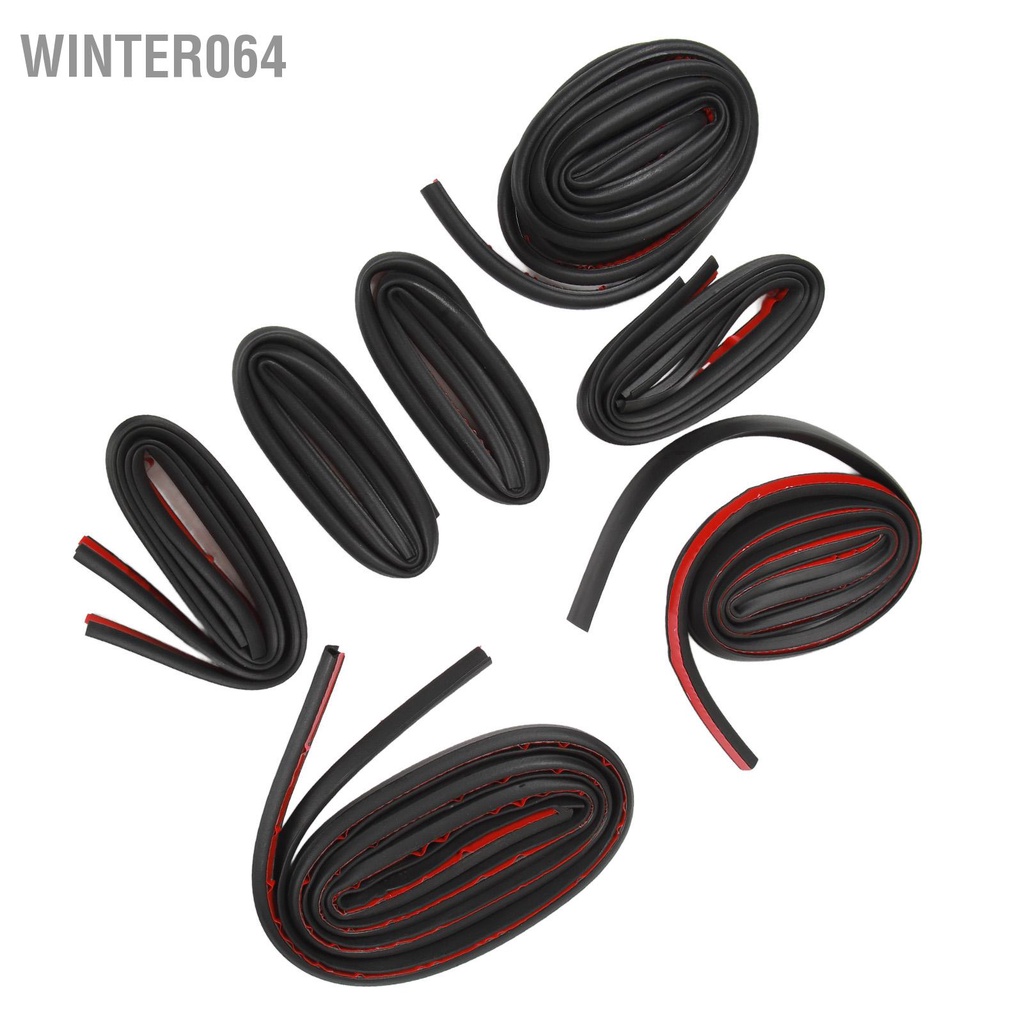 Winter064 6 Chiếc Xe Ô Tô Cao Su Dây Giảm Tiếng Ồn Cách Âm Thân Cây Thời Tiết Thay Thế Cho Mẫu Tesla Model 3