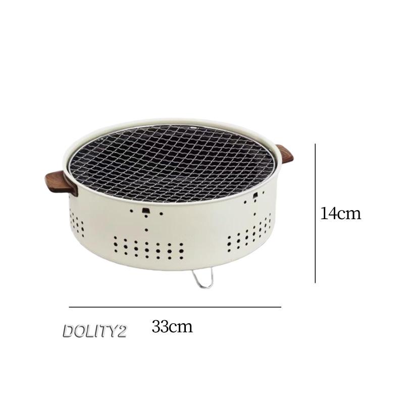 [Dolity2] Vỉ Nướng Bbq Để Bàn Nhỏ Gọn Thiết Thực Cho Hoạt Động Ngoài Trời