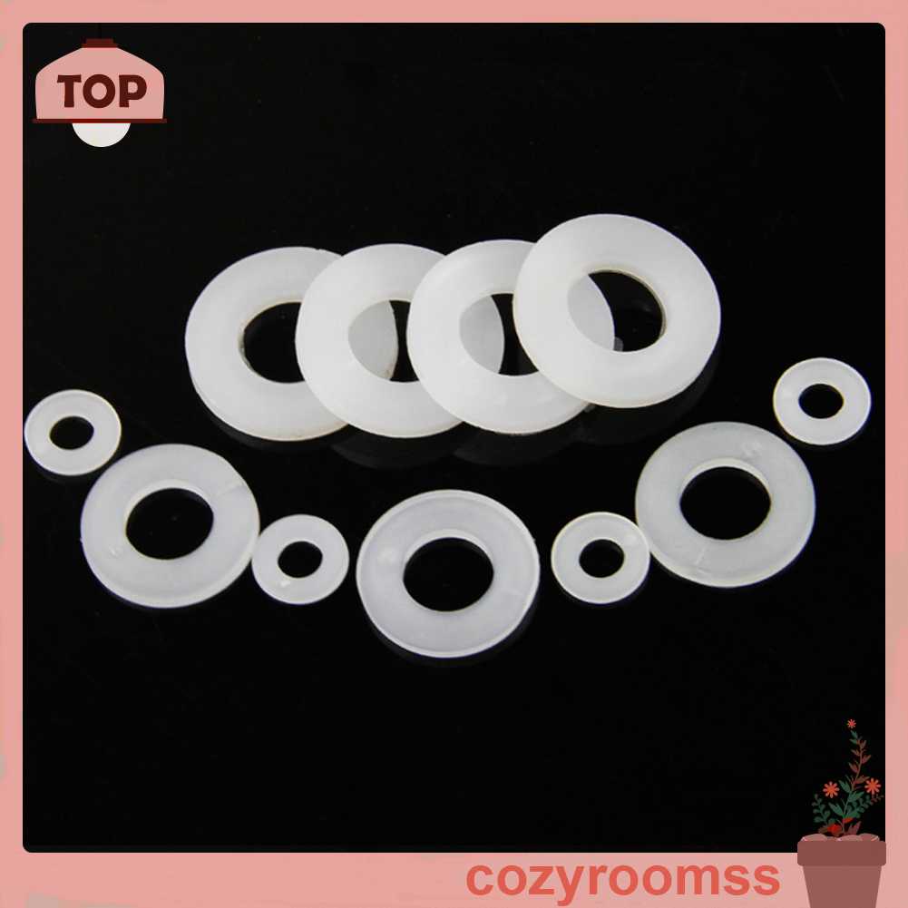 Bộ 250 Vòng Đệm Nylon Mềm Cách Nhiệt Chống Rò Rỉ