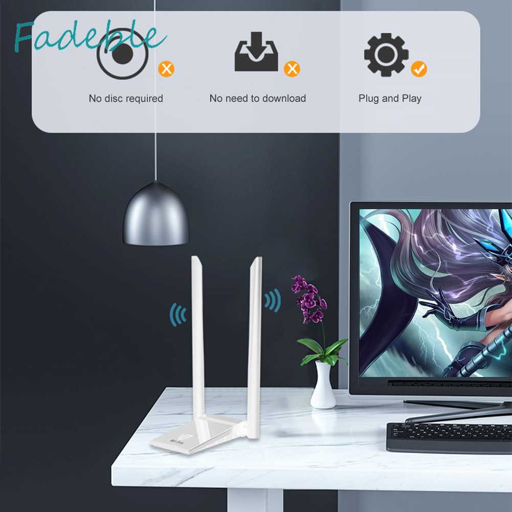 Usb Thu Sóng WiFi 6 Băng Tần Kép 3.0 1800Mbps Thẻ