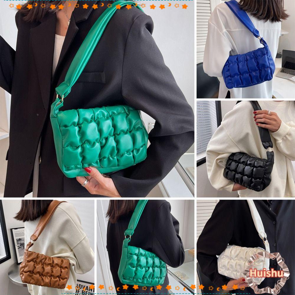 Túi Xách Da PU Màu Trơn Thời Trang Dành Cho Nữ