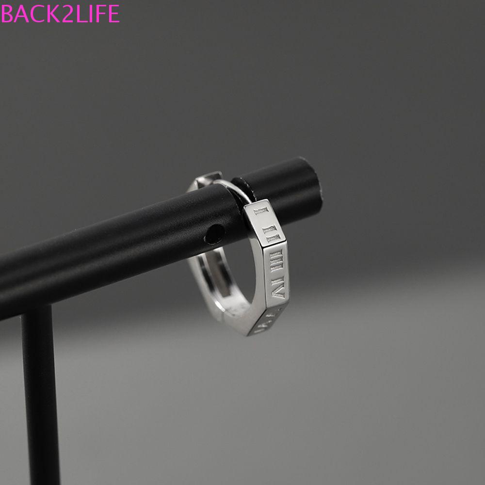 Bông Tai Thời Trang Kiểu Đơn Giản Sáng Tạo Mini Back2Lilife Cho Nam