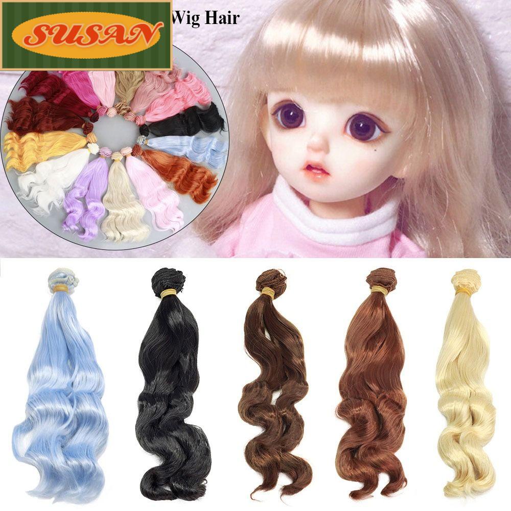 1 Bộ Tóc Giả 10 Màu Chịu Nhiệt Cao 20cm Cho Búp Bê