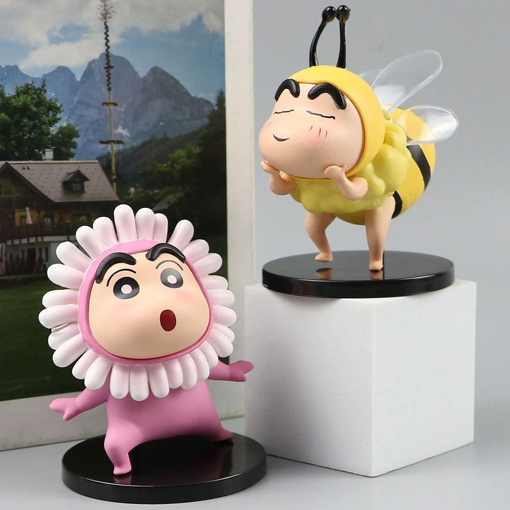 Mô Hình Shin-Chan Hoạt Hình Bằng Pvc Trang Trí Bánh Kem