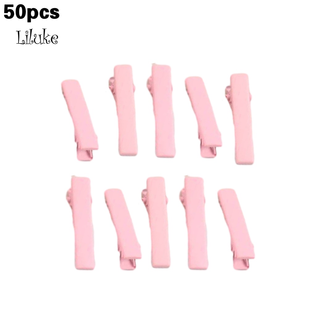 Set 30 / 50 Kẹp Tóc Nhựa Nhiều Màu Sắc Cá Tính Cho Nữ