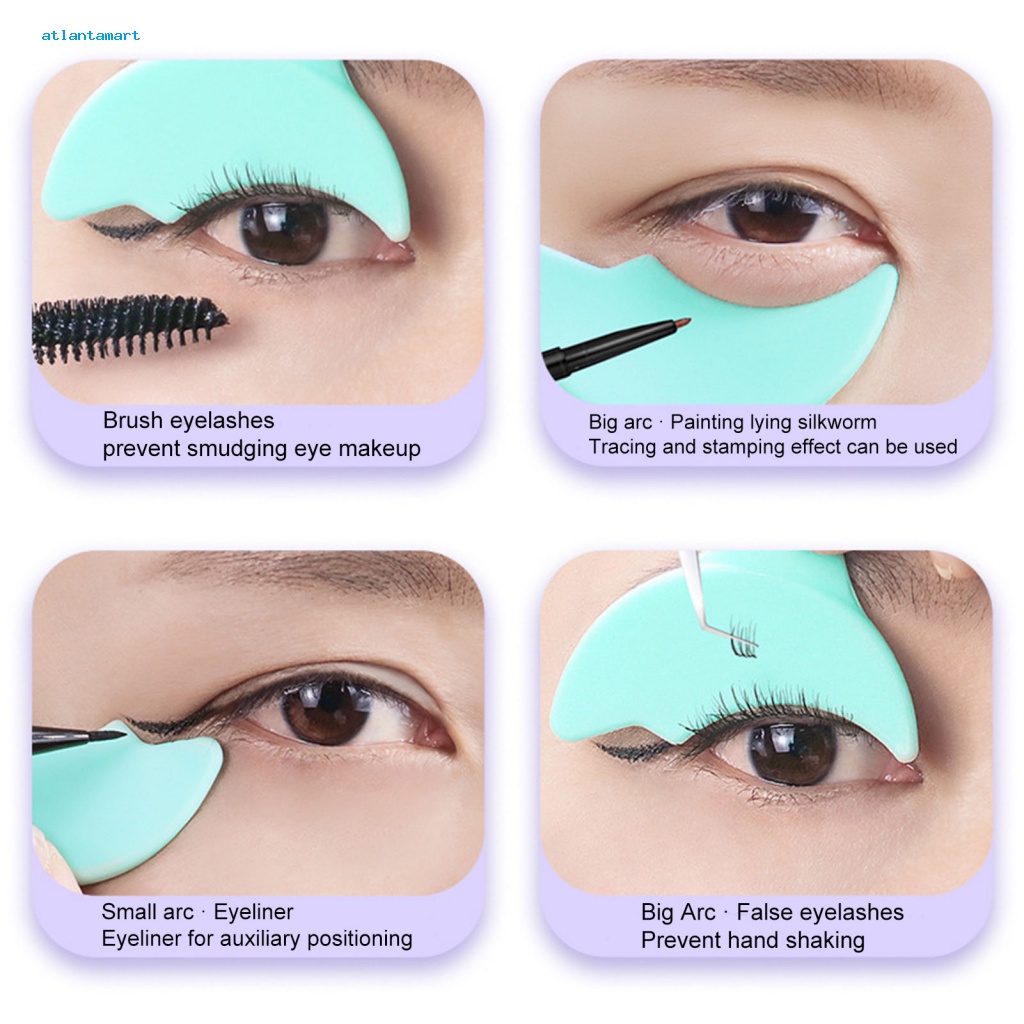 Túi Đựng Đồ Dùng Cao Cấp Tiện Dụng| Khuôn Trang Điểm Mắt Tạo Khối Kẻ Mắt Kích Thước Lớn Và Nhỏ Bằng Silicon Mềm