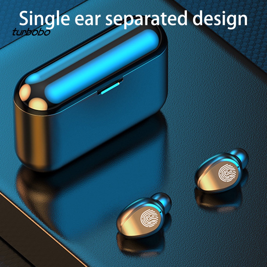 Tai Nghe Nhét Tai Bluetooth 5.1 Không Dây Cảm Ứng turbobo F9-13B Điện Thoại