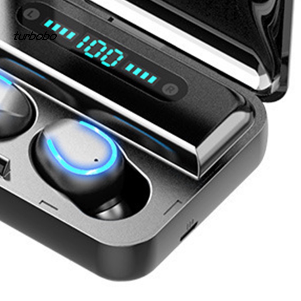 1 Bộ Tai Nghe Bluetooth Không Dây Âm Thanh HiFi turbobo 1 Bằng PC Thoải Mái Kèm Hộp Sạc Cho Doanh Nhân