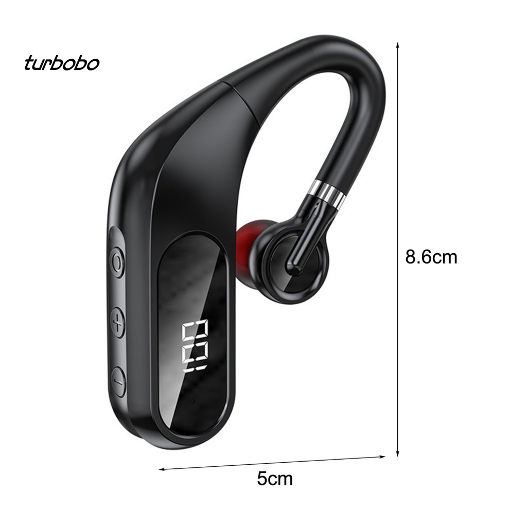 Tai Nghe Không Dây Bluetooth 5.0 Chống Nước Màn Hình LED Âm Thanh HiFi Kiểu Móc Vành Tai