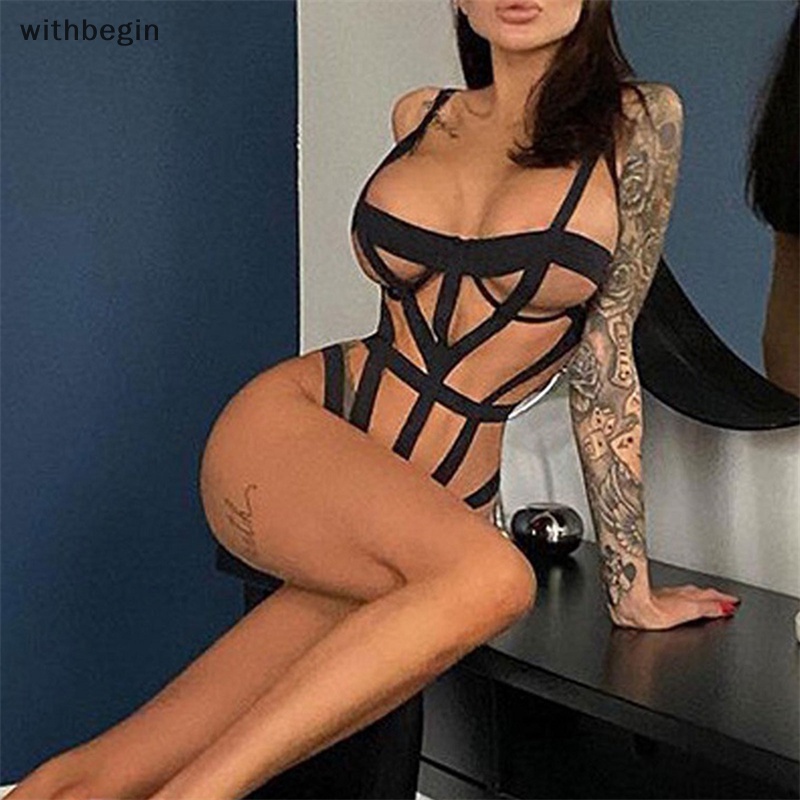 Bodysuit Ren Hở Lỗ Trong Suốt Gợi Cảm Cho Nữ