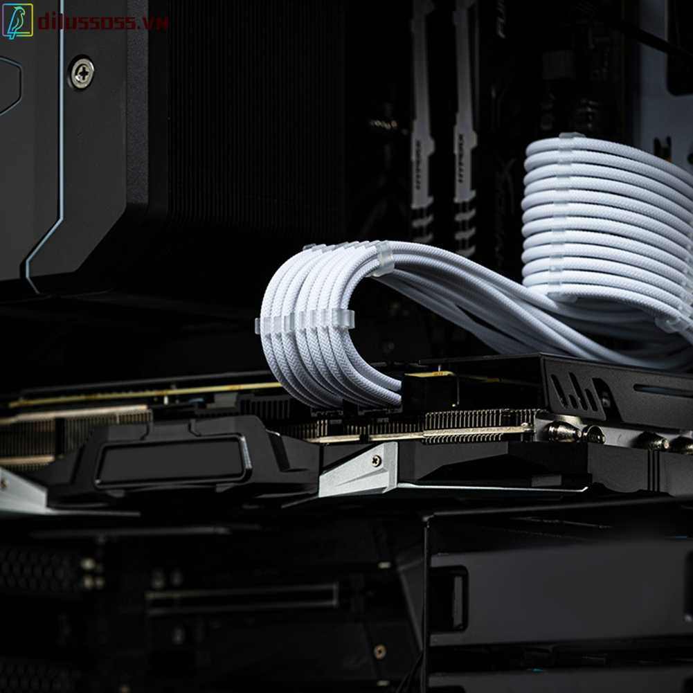 Bộ 24 Lược Sắp Xếp Dây Cáp 24Pin 8Pin 6Pin Cho Máy Tính 3.0-3.6mm