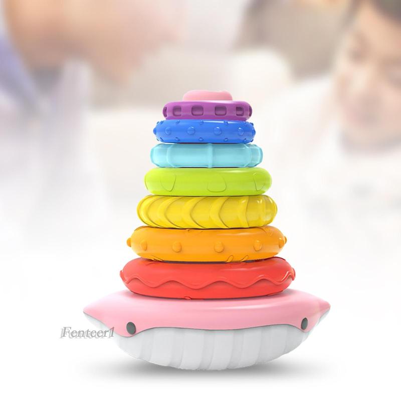 [Fenteer1] Đồ Chơi Khối Xếp Chồng Cảm Giác Thích Hợp Làm Quà Tặng Cho Bé Trai