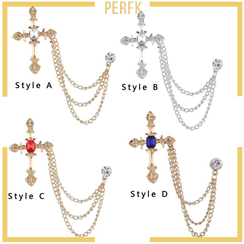 Ghim Cài Cà Vạt Dạng Chuỗi Xích Dành Cho Nam Nữ Tuxedo