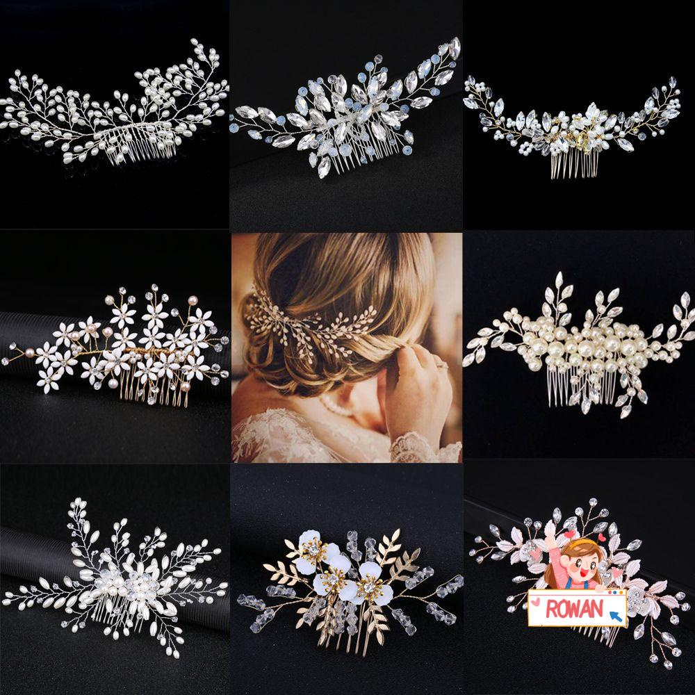 Lược Cài Tóc Handmade Cho Cô Dâu|Phụ Kiện Trang Trí Tóc Xinh Xắn Chất Lượng