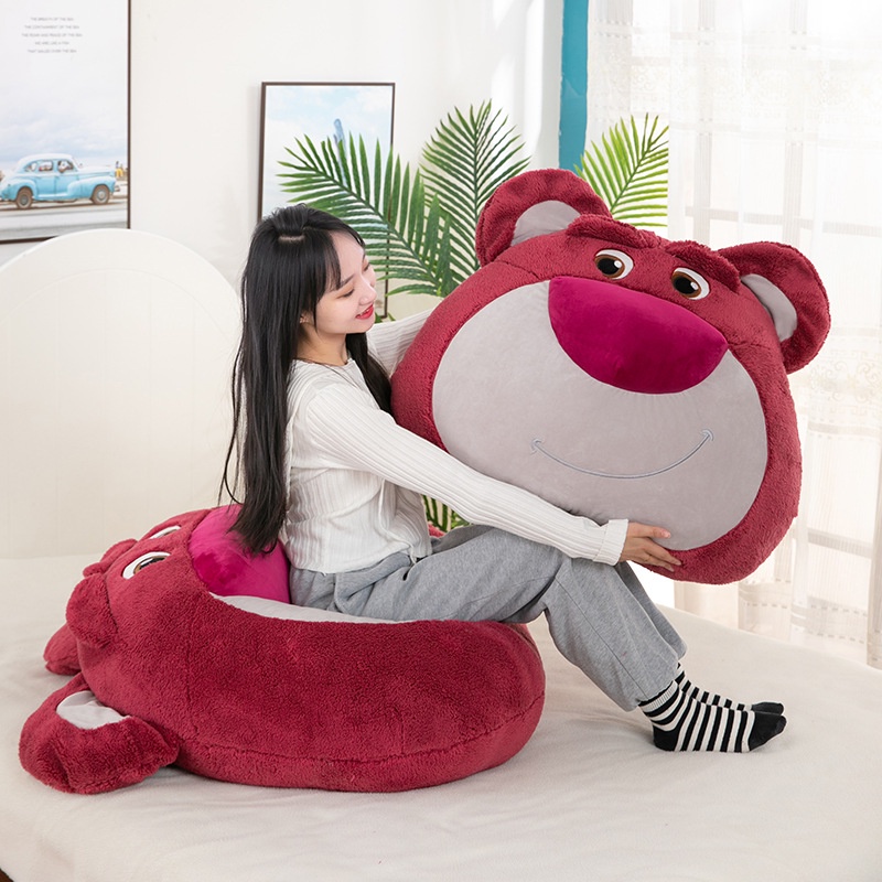 Gối ôm nhồi bông MOUSSON kiểu gấu dâu tây dễ thương