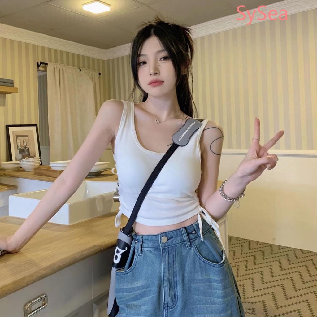 Áo Dây Rút Thời Trang Mùa Hè Giản Dị Dành Cho Nữ