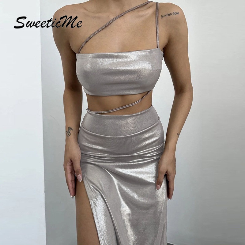 Đầm Dài Màu Trơn Dáng Ôm Hở Lưng Xẻ Tà Thời Trang 2023 Gợi Cảm Cho Nữ