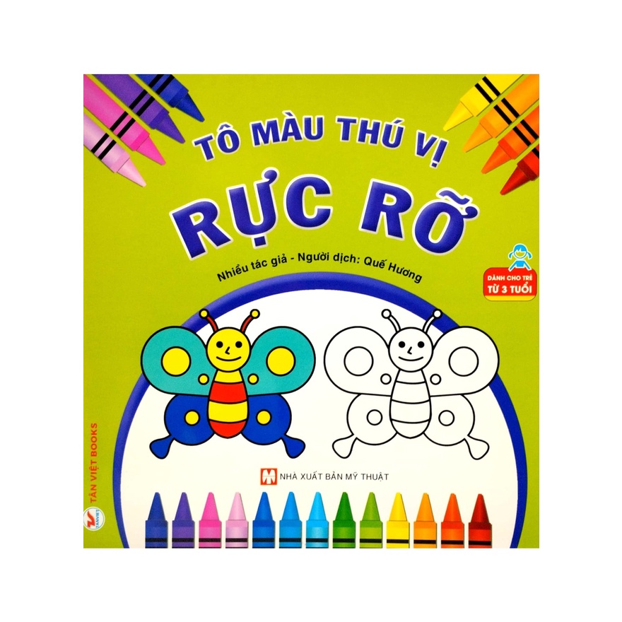 Sách - Tô Màu Thú Vị - Rực Rỡ (Dành Cho Trẻ Từ 3 Tuổi) - TV