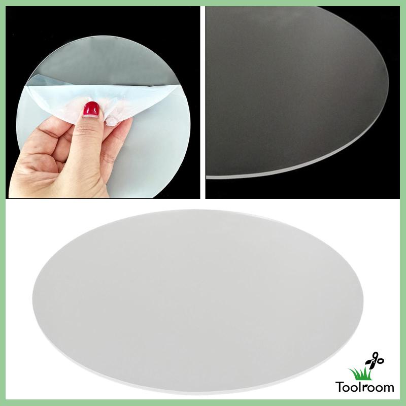 Đĩa Tròn Bằng Acrylic Dùng Nướng Bánh Tráng Miệng Tái Sử Dụng Tiện Lợi