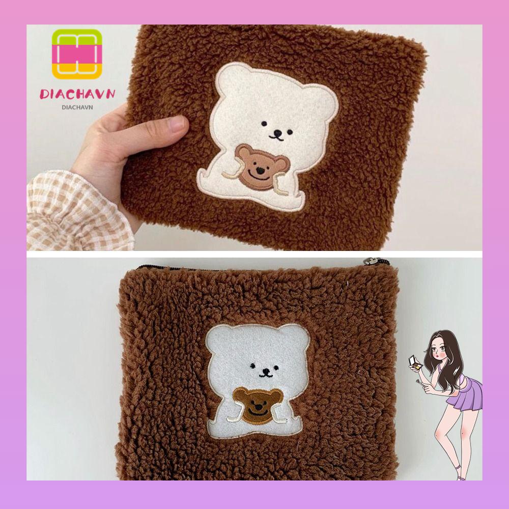 Túi Đựng Đồ Trang Điểm / Tiền Xu Cỡ Lớn Tiện Dụng Cho Học Sinh