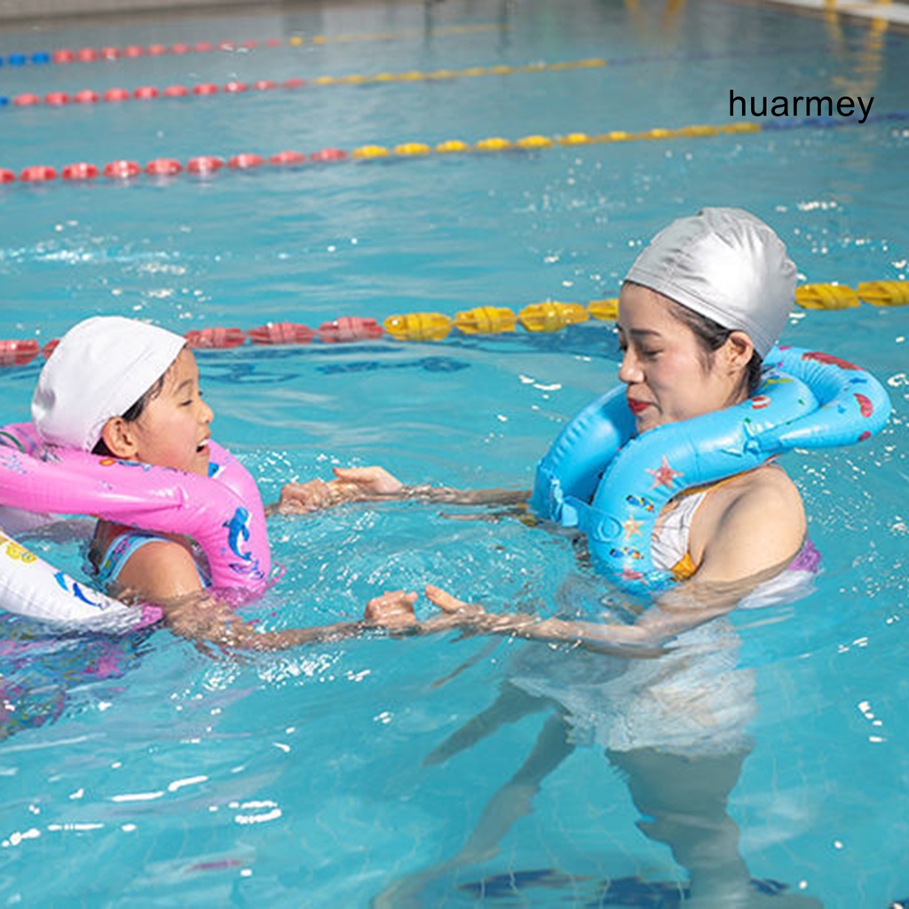 Áo Phao Bơi Bơm Hơi Dày Dặn In Hoạt Hình Có Khóa Cài Kép An Toàn Nhanh Chóng Có Thể Điều Chỉnh Cho Trẻ Em