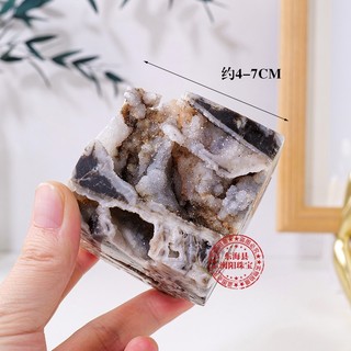 Khối rubik bằng đá pha lê lấp lánh tự nhiên dùng trang trí