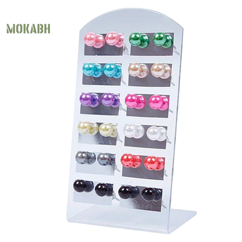 12 Đôi Bông Tai Ngọc Trai Giả Thời Trang Cho Nữ