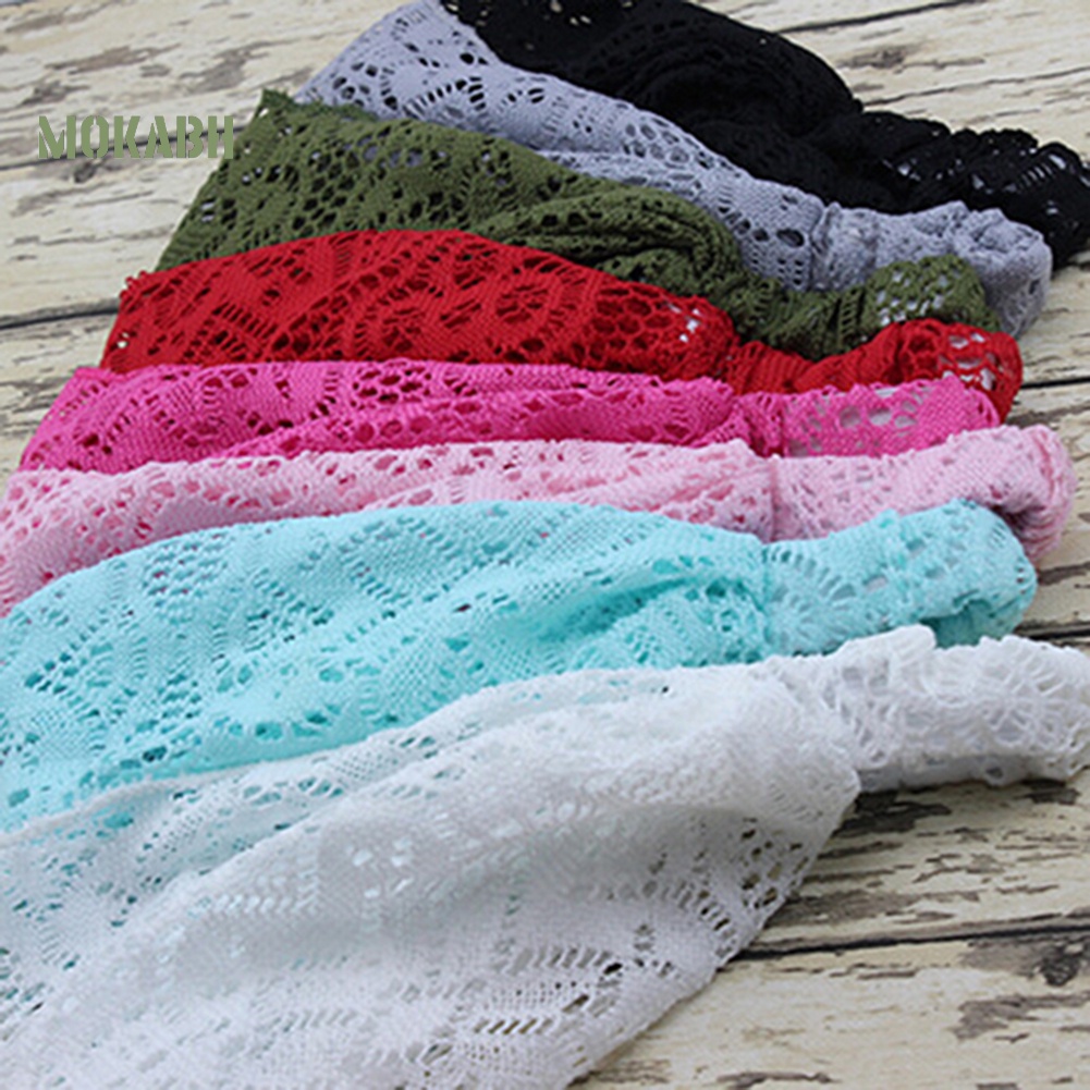 Băng Đô Ren Co Giãn Thời Trang Cho Bé Gái